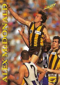1995 Select AFL #87 Alex McDonald Front
